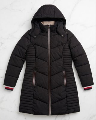 Cappotto Donna Tommy Hilfiger Nero