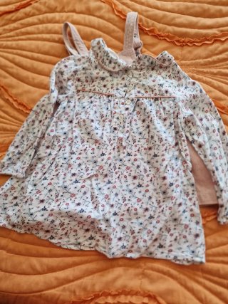 Conjunto de Jardineira e Blusa
