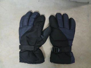 Guantes de Nieve Negro y Azul
