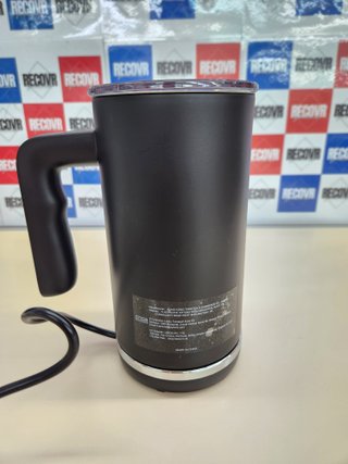 Espumador leche 600W, 300ml, eléctrico 4 en 1, espumador eléctrico, espumador de leche de acero inoxidable, control de temperatura, revestimiento antiadherente Yissvic