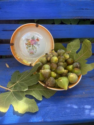 PLATO ANTIGUO CON SOPORTE.