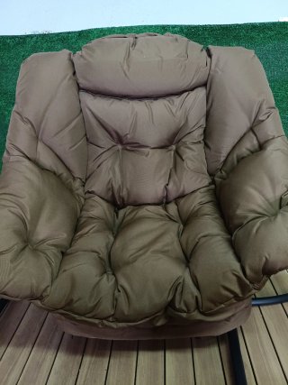Costway Silla de salón de poliéster con estructura