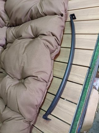 Costway Silla de salón de poliéster con estructura