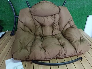 Costway Silla de salón de poliéster con estructura