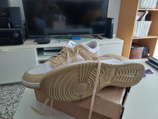 Nike Dunk Low Retro Hombre Blanco/Beige