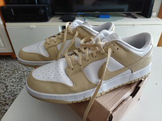 Nike Dunk Low Retro Hombre Blanco/Beige