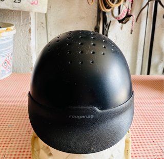 Casco de equitación Fouganza negro