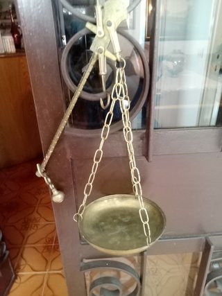 Bilancia stadera anni 70 in ottone
