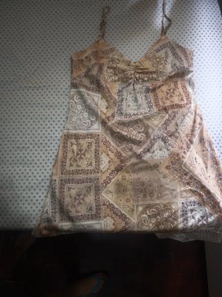 Vestido estampado bandana