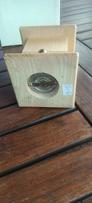 Molinillo de pimienta vintage madera y metal