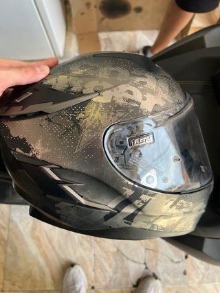 Casco LS2 Negro y Gris