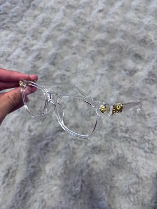 Óculos Chrome Hearts Transparentes