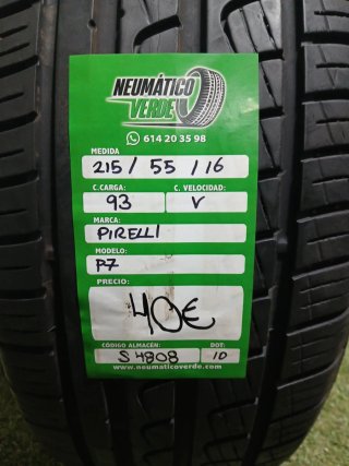 215 55 16 93V PIRELLI P7