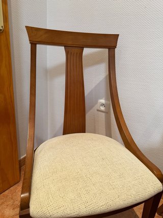 Mesa de salón con 6 sillas