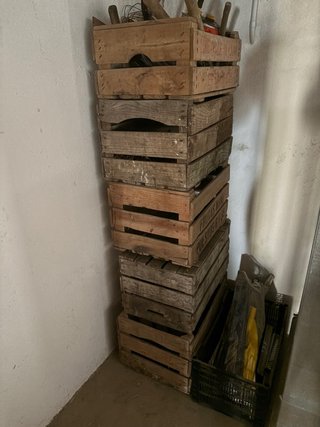 Set de 6 Cajas de Madera Antiguas