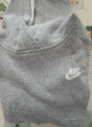Sudadera Nike gris niño