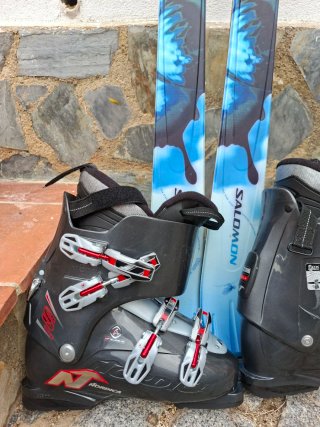 Esquís alpinos Salomon de 154 cm