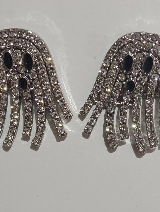 Pendientes de Fantasmas con Brillantes