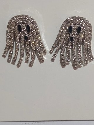 Pendientes de Fantasmas con Brillantes