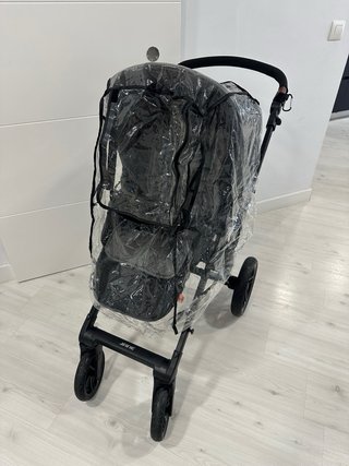 Carrito de bebé Jané Muum negro y gris