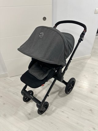 Carrito de bebé Jané Muum negro y gris