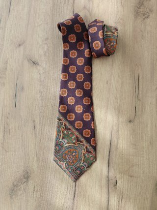 Corbata Vintage Estampada