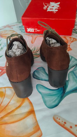 Zapatos Oxford Antelina Marrón Talla 39