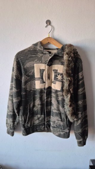 Felpa DC Shoes Stampa Soldi Y2K Sherpa