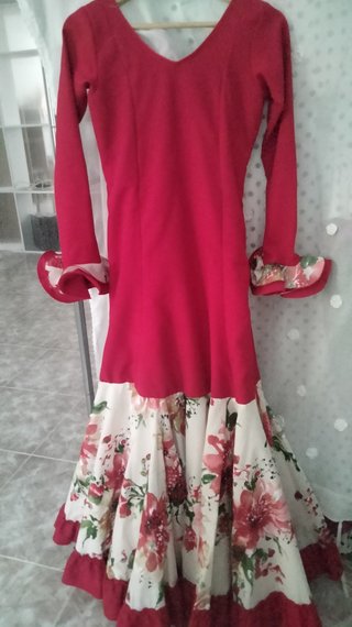 Traje Flamenca Niña Talla 12 Años