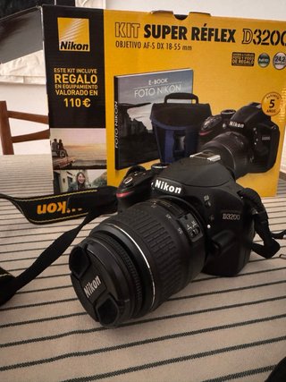 Cámara Nikon D3200 Super Réflex Kit