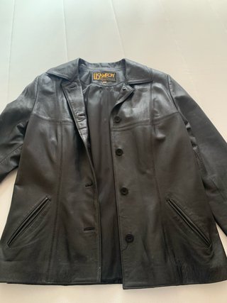 Chaqueta de piel  negra peleteria campoy