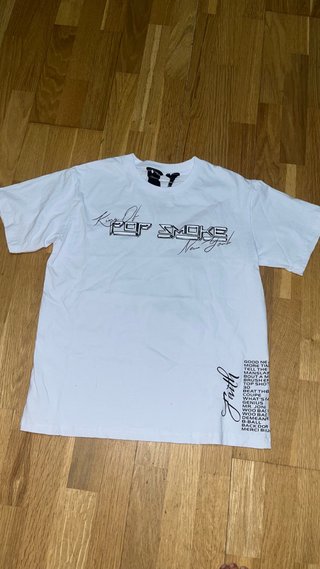 Camiseta Vlone Pop Smoke Blanca