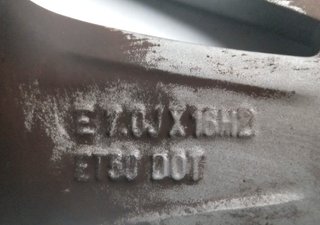 Llanta ford 7 j x 16 h2 focus lim. (cb8) 487379
