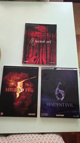 Pack 3 Guías Oficiales Resident Evil 4, 5 y 6