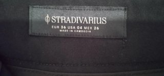 Pantalón Negro Stradivarius