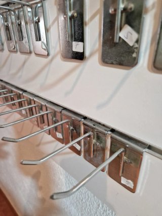 Panel de Lamas Blanco para Colgar