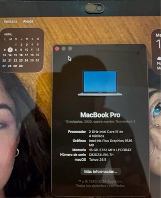 MacBook Pro 13 2020 16GB 512GB