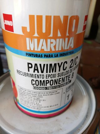 Bote Pintura JUNOMARINA PAVIMYC 2/C EPOXI , "lotes