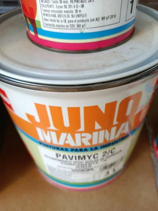Bote Pintura JUNOMARINA PAVIMYC 2/C EPOXI , "lotes