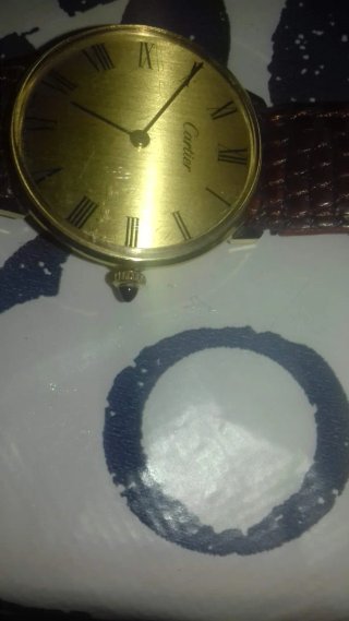 Reloj Suizo Electrochapado 18K Oro