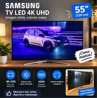 Smart TV Samsung 55 pulgadas 4K UHD