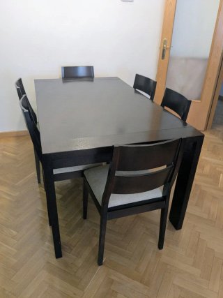 Conjunto Mesa extensible con 6 sillas - Negociable