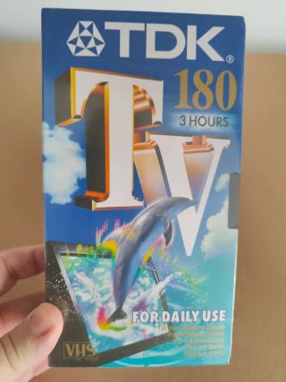 Cinta VHS TDK 180 NUEVA