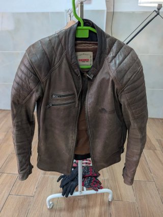Chaqueta de cuero moto Talla M