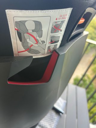 Silla de coche Cybex Grupo 2/3 con Isofix.