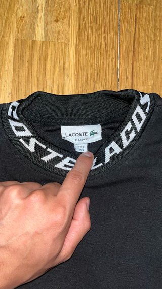 Sudadera Lacoste Negra