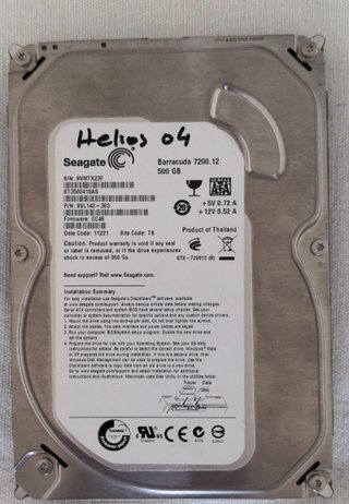 Disco duro Seagate 500 GB SATA 3,5" 134 horas