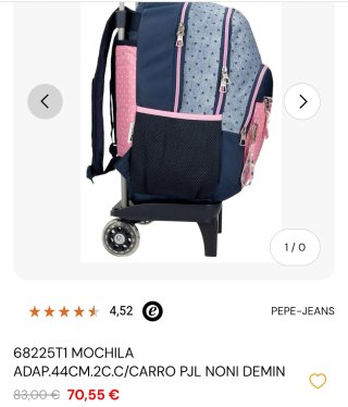 Mochila Pepe Jeans con carro