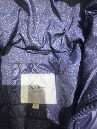 Chaqueta plumífero Pepe Jeans azul