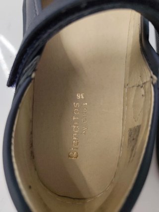 Zapato colegial mercedita azul T.36